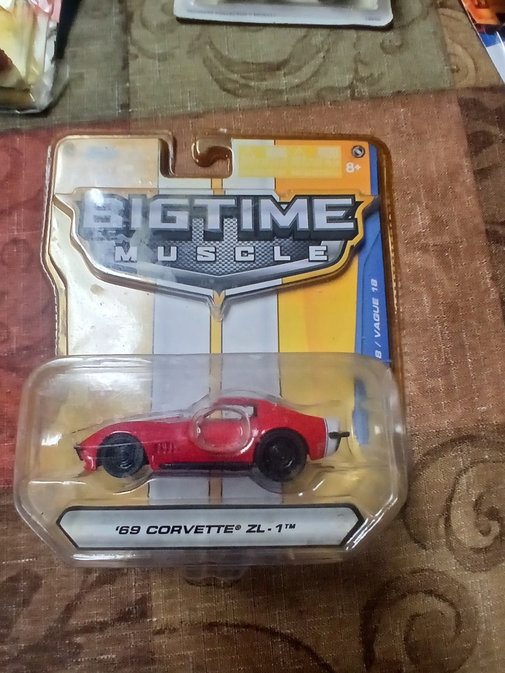 '69 Corvette ZL-1 Red Die-Cast Toy Car